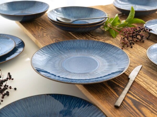 Creatable Jedilni Servis Sea Breeze Blue, 18-Delni