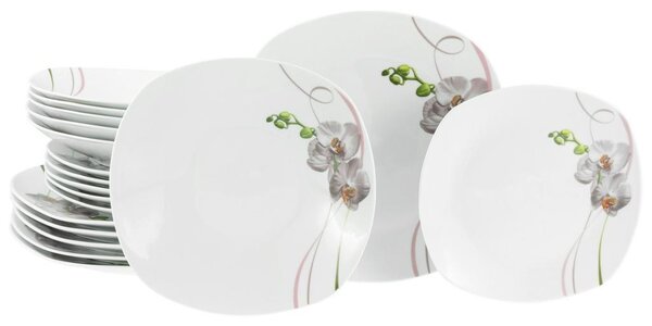 Creatable Jedilni Servis Square Orchidee, 18-Delni