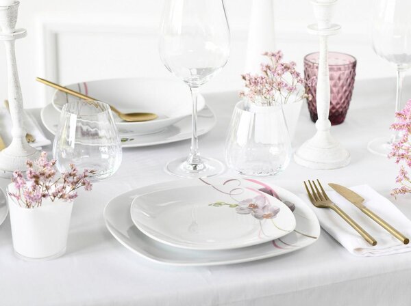 Creatable Jedilni Servis Square Orchidee, 18-Delni
