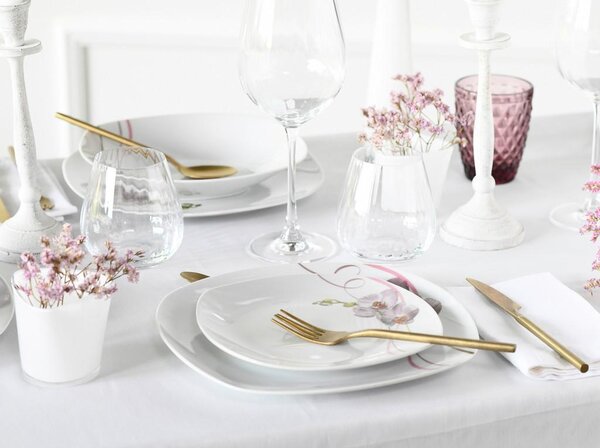 Creatable Jedilni Servis Square Orchidee, 18-Delni