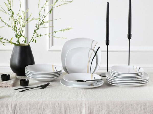 Creatable Jedilni Servis Square City Line, 18-Delni