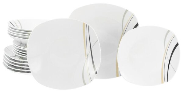 Creatable Jedilni Servis Square City Line, 18-Delni