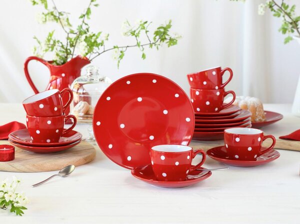Creatable Kavni Servis Polka Dots, 18-Delni