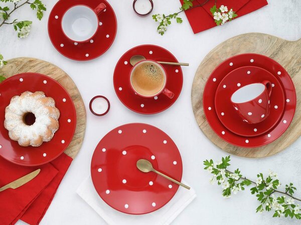 Creatable Kavni Servis Polka Dots, 18-Delni