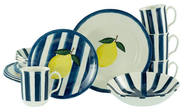 Creatable Kombinirani Servis Summer Stripes, 16-Delni