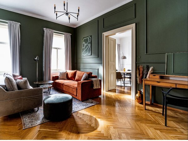 Temno siva raztegljiva sedežna garnitura Emile - Bobochic Paris