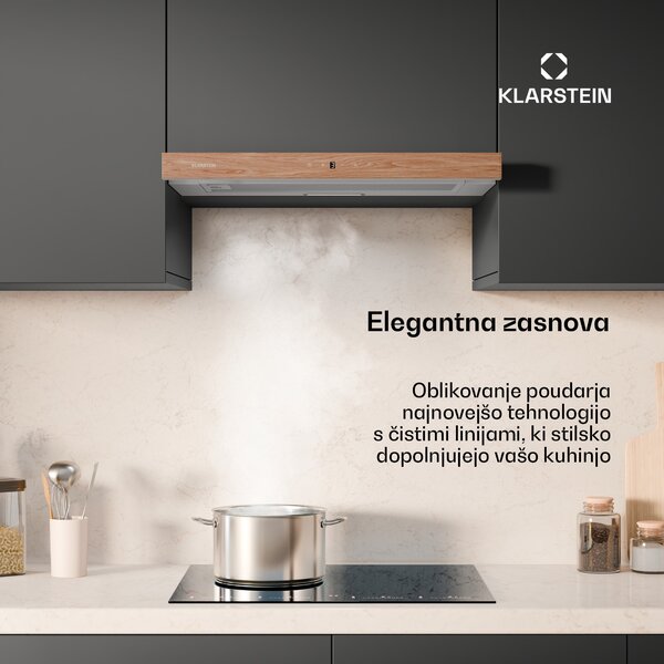 Klarstein Napa ZenFusion, pretok zraka 400 m³/h, EEK A, odsesavanje/recirkulacija, 3 stopnje, tiha