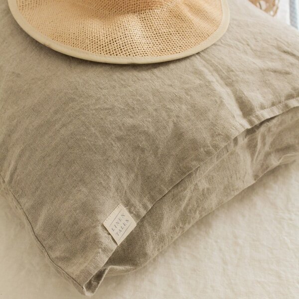 Lanena prevleka za vzglavnik 70x90 cm Natural – Linen Tales