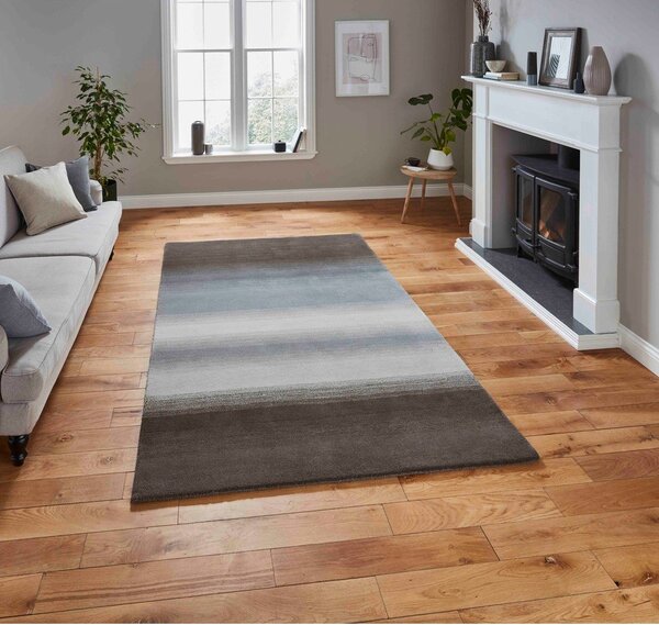 Siva volnena preproga 230x150 cm Elements - Think Rugs