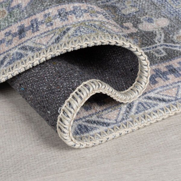 Zelena pralna preproga iz mešanice recikliranih vlaken 80x150 cm Windsor – Flair Rugs