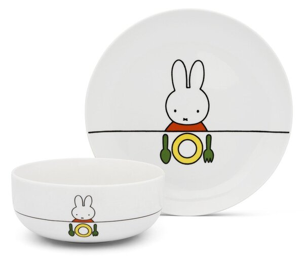 Porcelanast otroški set posode 6 ks Miffy – Zilverstad