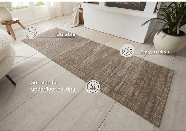 Rjav/bež tekač 80x200 cm Terrain – Hanse Home