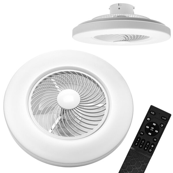 Lestenec z ventilatorjem Svetilka APP1551-C WHITE ventilator