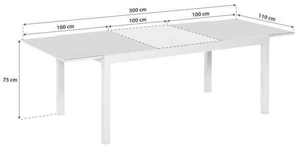 Gardenson Vrtni Set Amalfi, 9-Delni, Aluminij