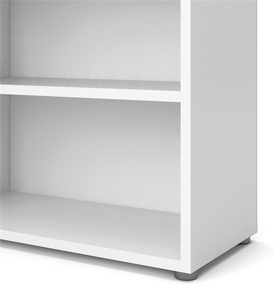 Bela modularna knjižna polica 89x222 cm Prima – Tvilum