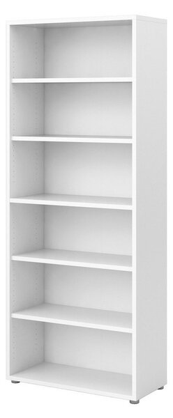 Bela modularna knjižna polica 89x222 cm Prima – Tvilum
