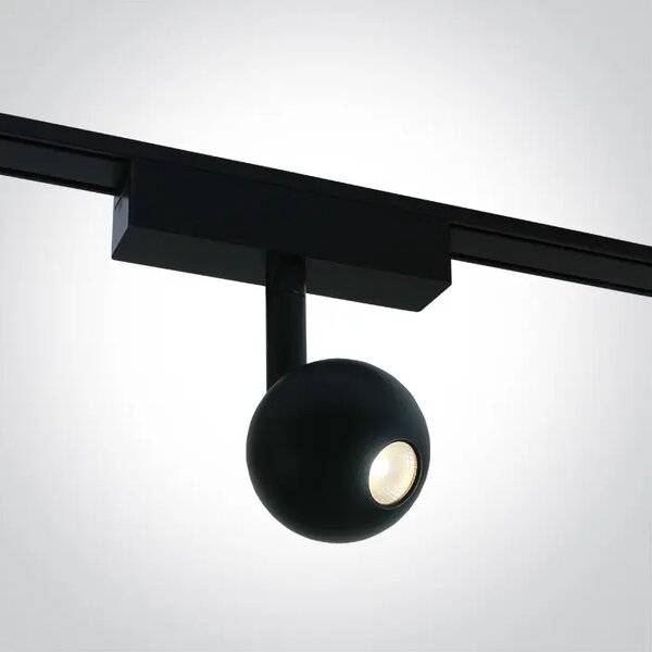 CRNI LED REFLEKTOR ZA FLAT MAGNETNE ŠINE 7W 48V CCT IP20 DM43122F/B/V