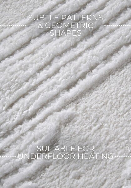 Kremno bel tekač 80x240 cm Bartoux Cream White – Elle Decoration