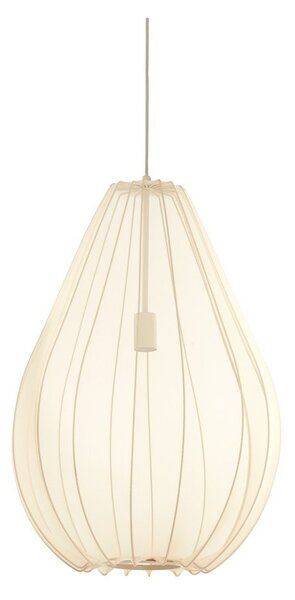 Bež viseča svetilka s tekstilnim senčilom ø 50 cm Itela – Light & Living
