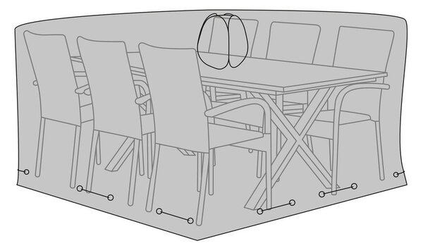 Zaščitna prevleka za vrtno mizo 235x155x95 cm – House Nordic