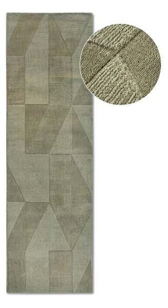 Zelen ročno tkan volnen tekač 80x250 cm Ursule – Villeroy&Boch