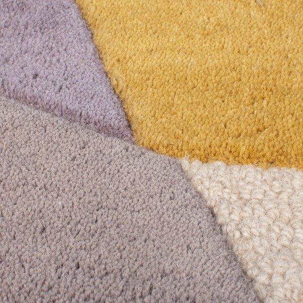 Ročno tkana volnena okrogla preproga ø 160 cm Glow Multi – Flair Rugs