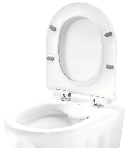 Set viseča WC školjka REA Gustavo Rimless + nadpultni umivalnik Maya