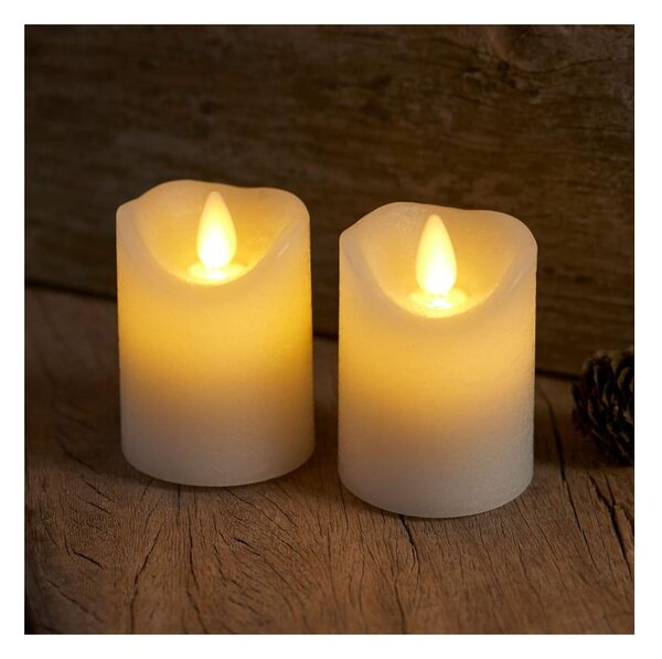LED sveče v kompletu 2 ks (višina 6,5 cm) Sara Mini – Sirius