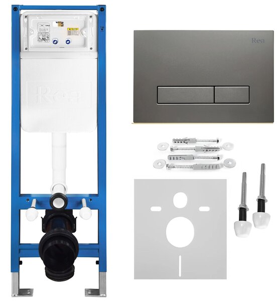 Podometni Set za WC Slim 024N z Gumbom HD Titan