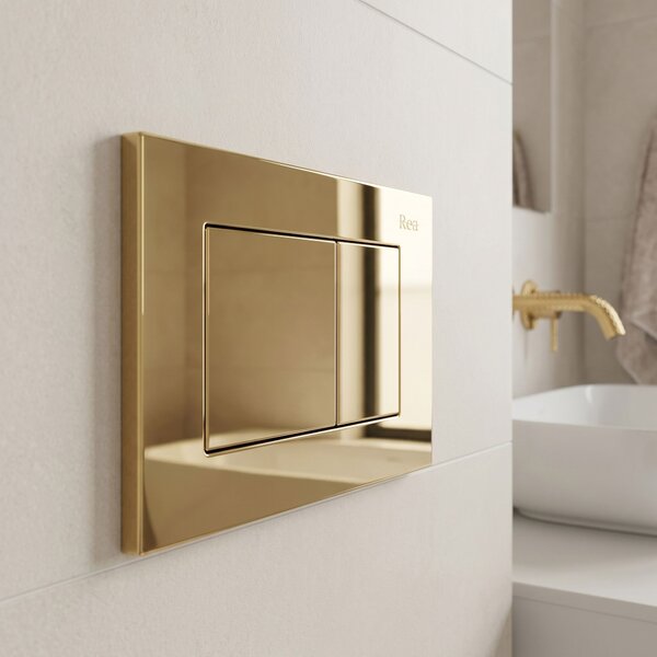 Podometni Set za WC Slim 024N z Gumbom J Gold