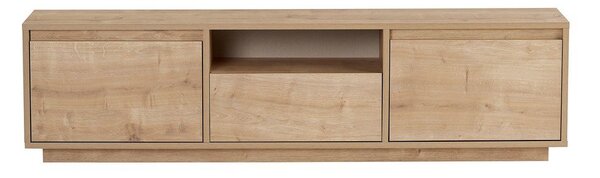 TV omarica v hrastovem dekorju v naravni barvi 160x42x30 cm Sentinel – Kalune Design