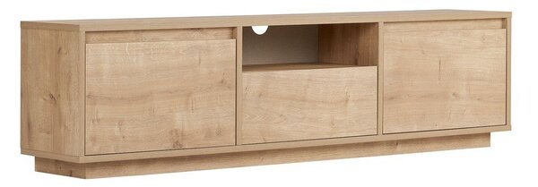 TV omarica v hrastovem dekorju v naravni barvi 160x42x30 cm Sentinel – Kalune Design