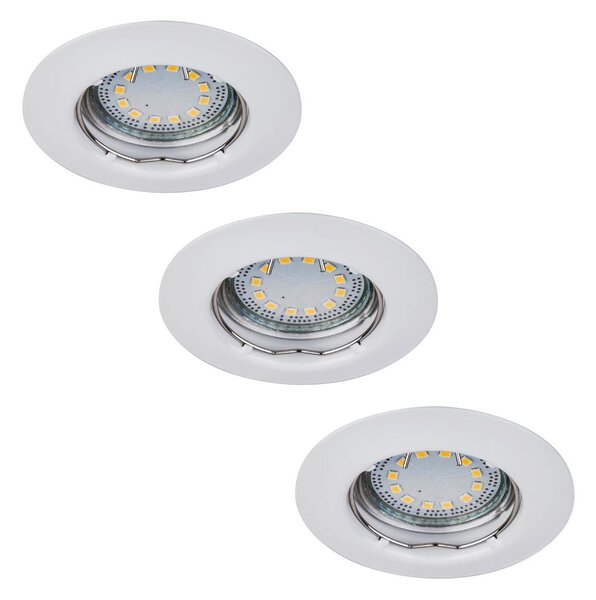 Rabalux 1046 - SET 3xLED Vgradna svetilka LITE 3xGU10-LED/3W/230V