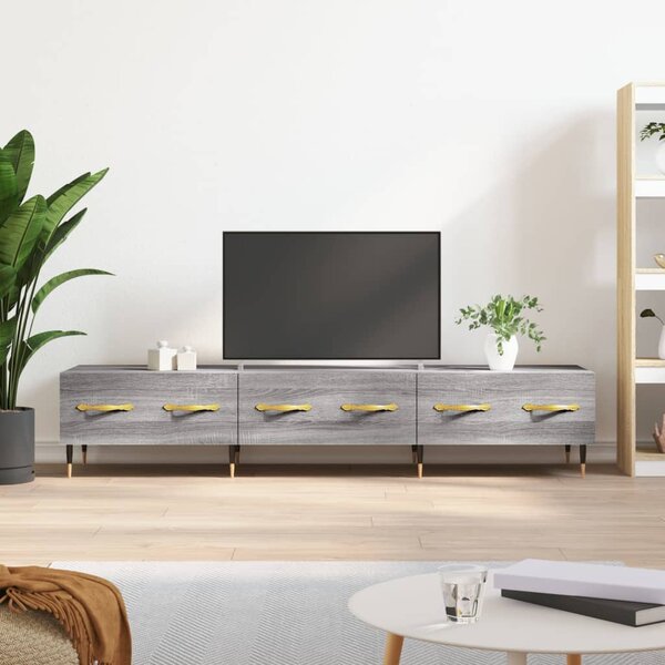 VidaXL TV omarica siva sonoma 150x36x30 cm inženirski les