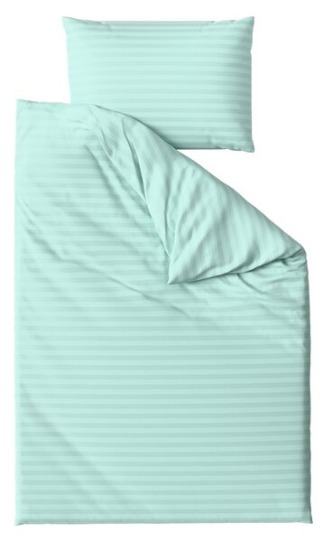 Hotelska posteljnina iz mikrovlaken JASMINE mentolna - črta 2 cm Dimenzije posteljnine: 70 x 90 cm | 140 x 200 cm
