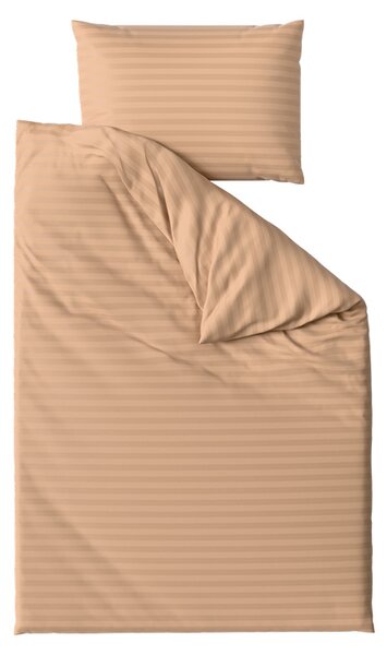 Hotelska posteljnina iz mikrovlaken JASMINE rjava - črta 2 cm Dimenzije posteljnine: 70 x 90 cm | 140 x 200 cm