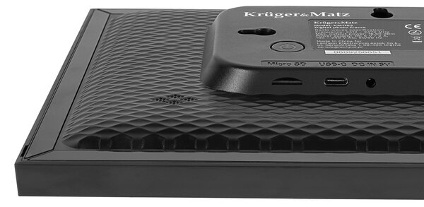 Touch digitalni foto okvir Wi-Fi 10,1" črn APP z LED RGB osvetlitvijo ozadja