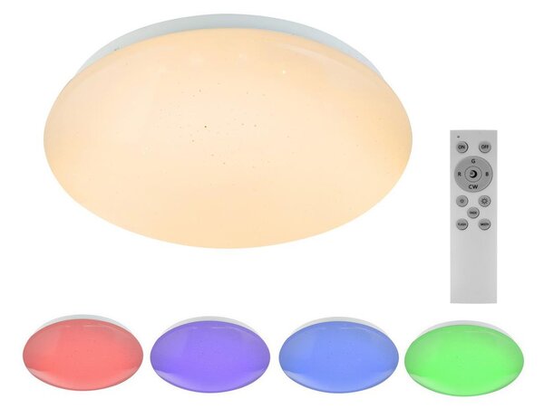 Globo 48363RGB - LED RGB Zatemnitvena svetilka ATREJU 1xLED/12W/230V + 1xLED/3W