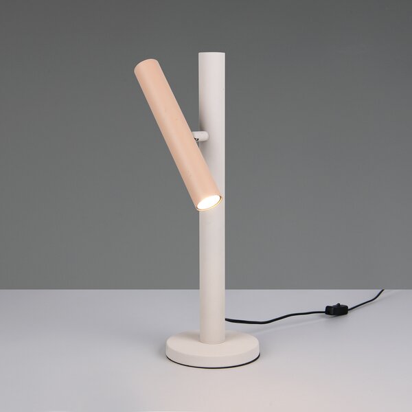 Trio Lighting Namizna svetilka Terloa, pisana, višina 47 cm, kovina, Večbarvna, Dnevna soba / jedilnica, Kovina, Sodobni