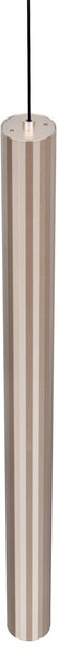 Trio Lighting LED-visoka svetilka Arimato, Ø 4 cm, krem barva, kovina, CCT, Bež, Dnevna soba / jedilnica, Kovina, Sodobni