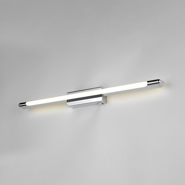 Trio Lighting LED-stenna svetilka Alberto, krom, širina 71 cm, kovina, IP44, zatemnjen, Krom, Kopalnica, Kovina, Sodobni