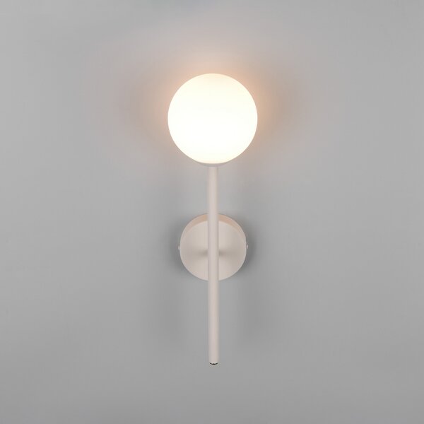 Trio Lighting Stenska svetilka Firano, siva, višina 42 cm, kovina, Siva, Dnevna soba / jedilnica, Kovina, Sodobni