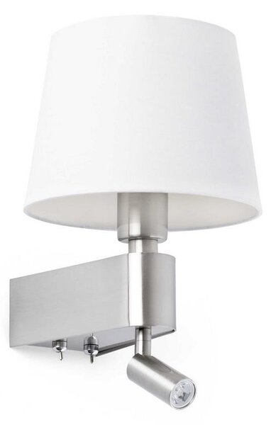 FARO 29976 - LED Stenska svetilka ROOM 1xE27/15W/230V + 1xLED/3W