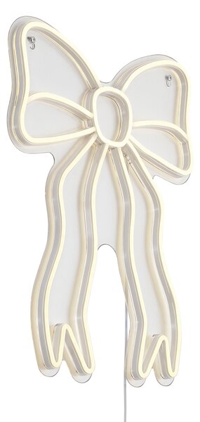 Neonska stenska svetilka toplo bela vklj. LED - Bow