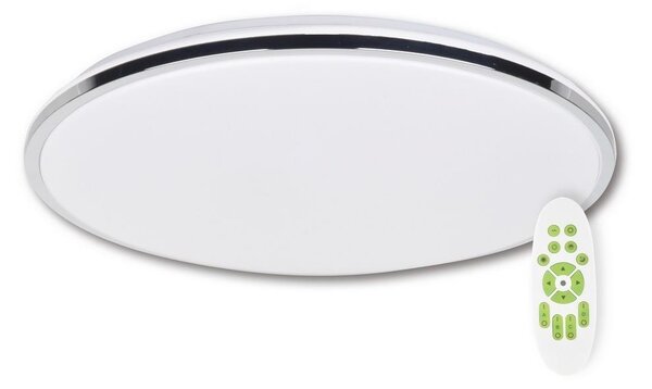 Top Light Silver KXL RC - LED Zatemnitvena stropna svetilka LED/51W/230V Daljinski upravljalnik