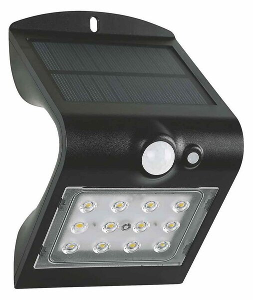 LED Solarna stenska svetilka s senzorjem LED/1,5W IP65