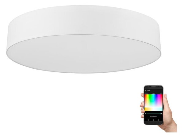 Eglo 98665 - LED RGB Zatemnitvena stropna svetilka ROMAO-C LED/42W/230V + Daljinski upravljalnik