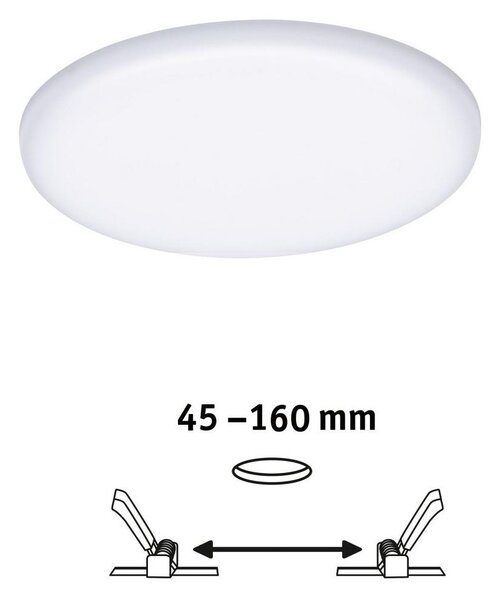 Paulmann 92389 - LED/17W IP44 Kopalniška vgradna svetilka VARIFIT 230V