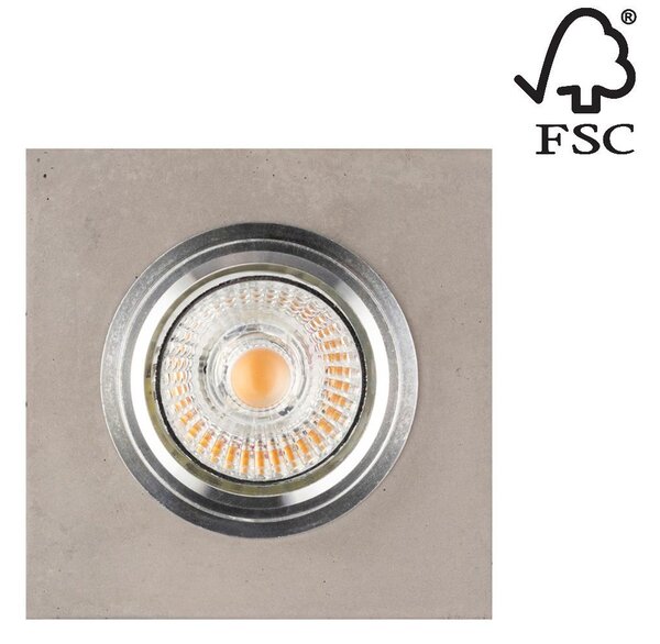 Spot-Light 2515136 - LED Vgradna svetilka VITAR 1xGU10/5W/230V beton