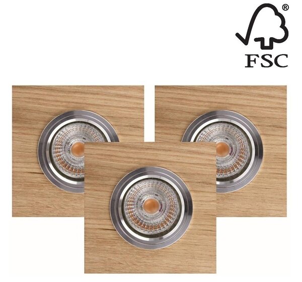 Spot-Light 2515374 - SET 3x LED Vgradna svetilka VITAR 1xGU10/5W/230V